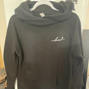 Cowl neck hoodie 'Hair"